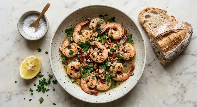 Gambas al Ajillo — example Whipp dinner
