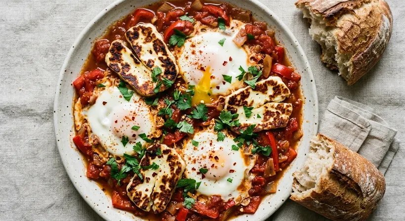 Halloumi Shakshuka — example Whipp dinner