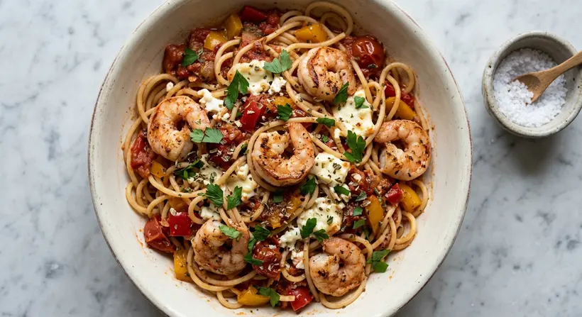 Prawn Saganaki — example Whipp dinner